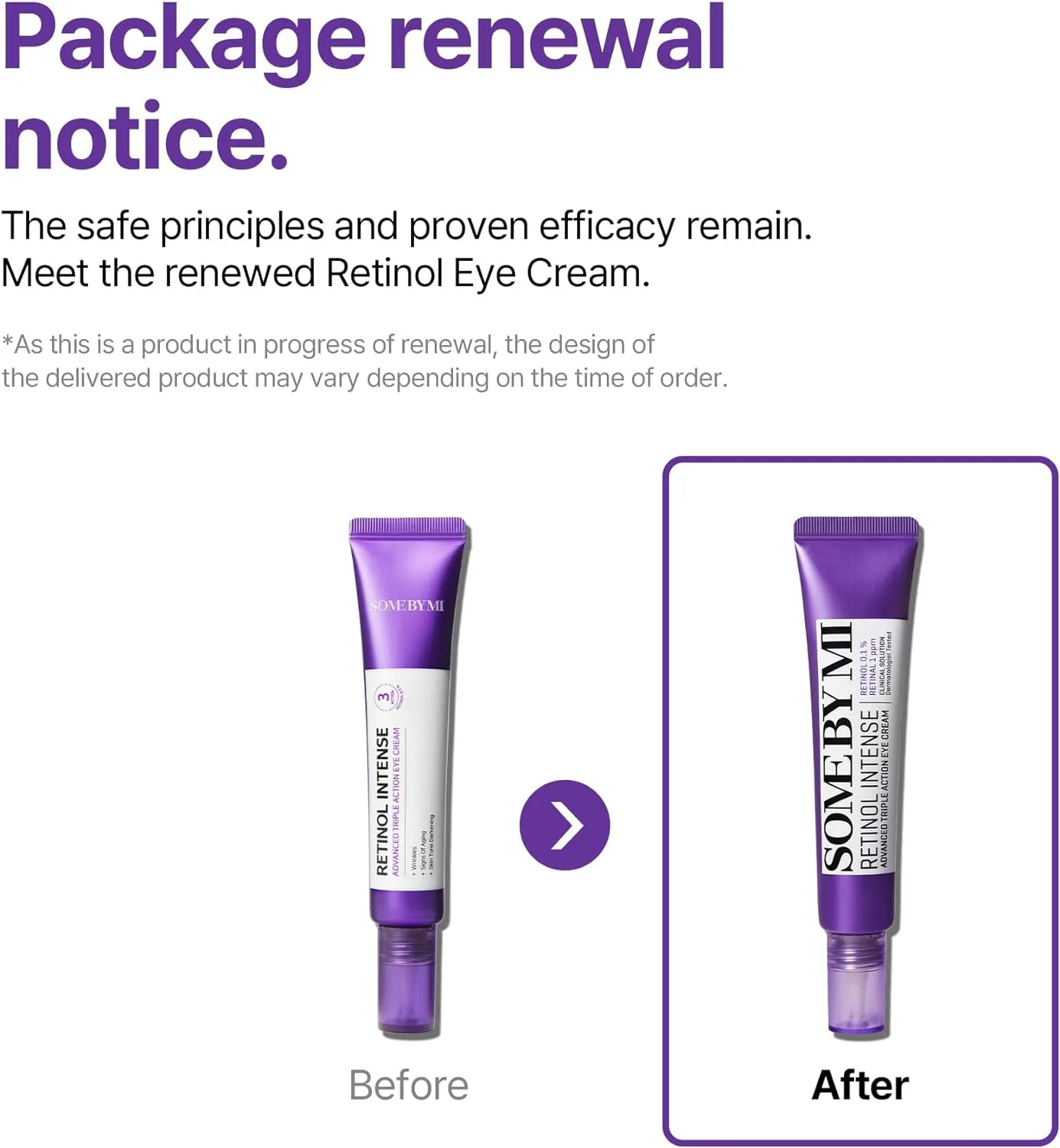 Some by Mi Retinol Intense Advanced Triple Action Eye Cream - 30 ml