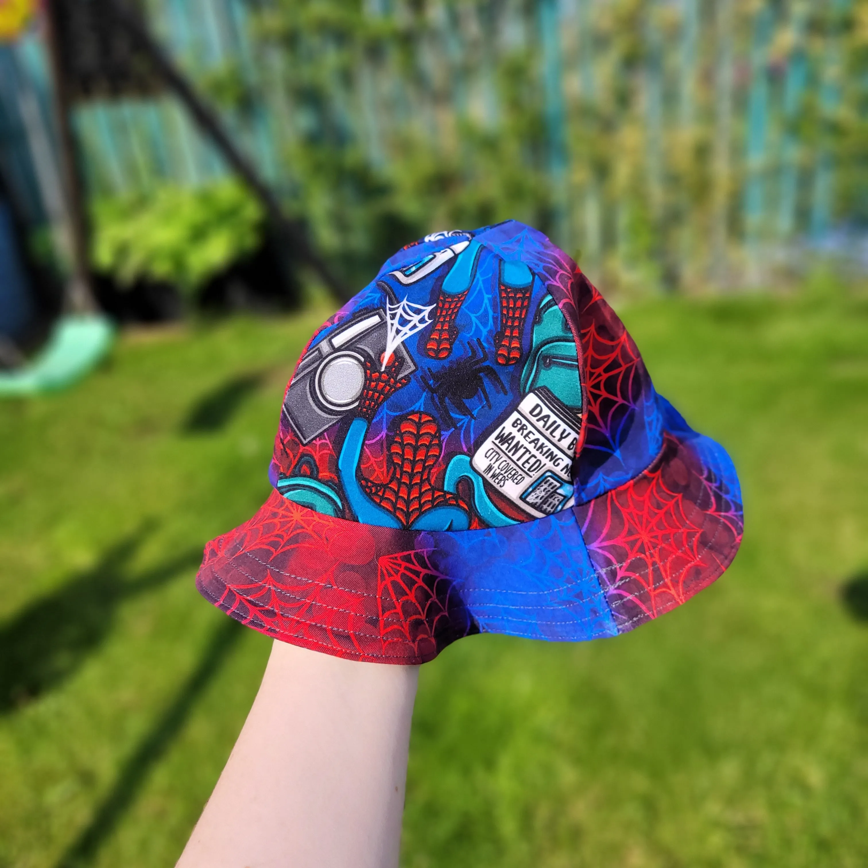 Spidey Sun Hat - Reversible