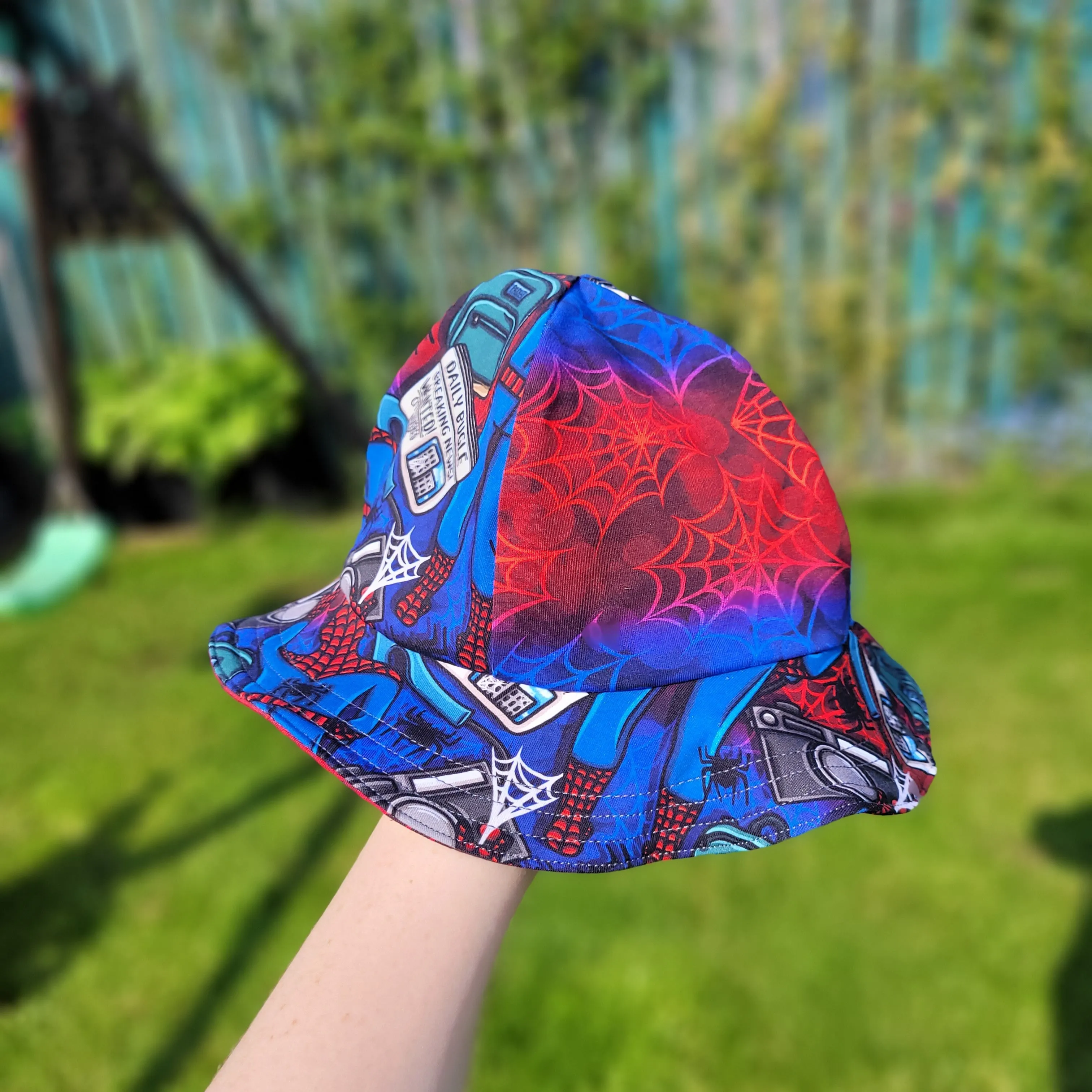 Spidey Sun Hat - Reversible