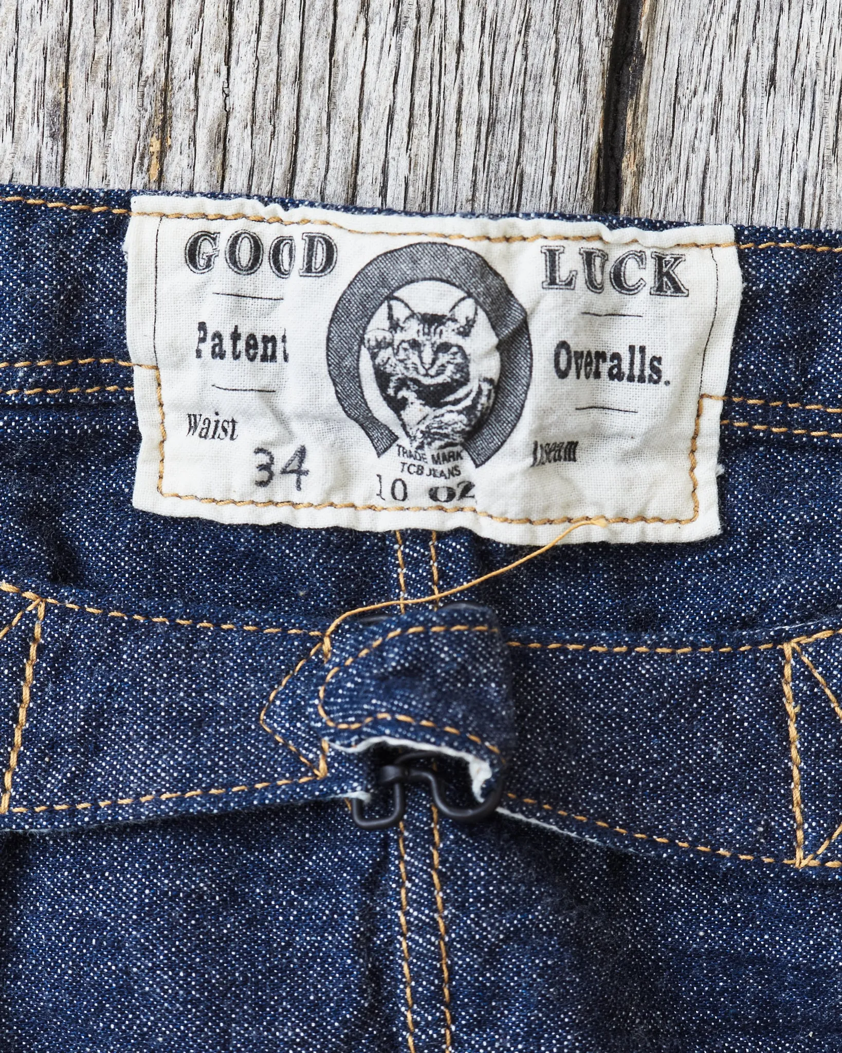 TCB Jeans Viktor’s Voice Good Luck Denim Jeans 10oz