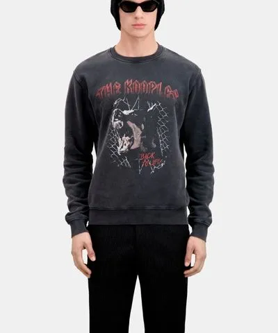 The Kooples Sweatshirt With Barking Dog Serigraphy