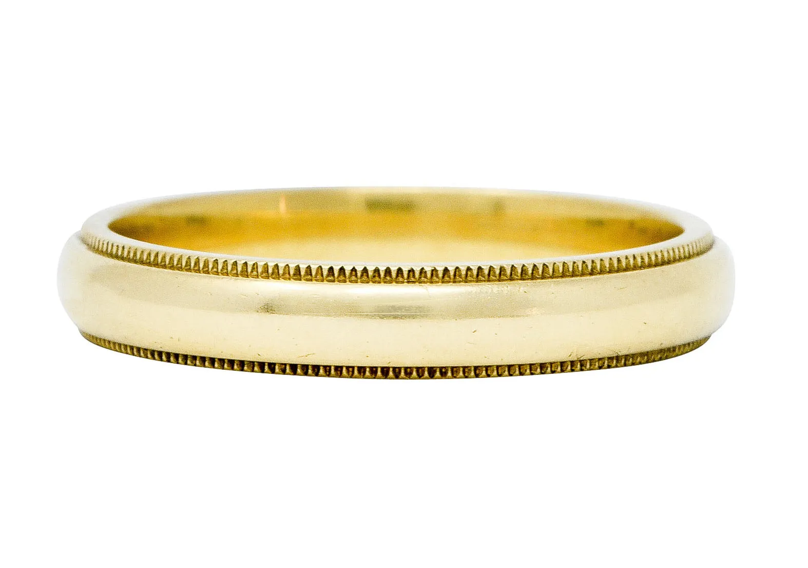 Tiffany & Co. Vintage 18 Karat Gold Men's 4MM Wedding Band Ring