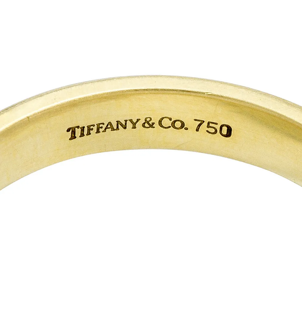 Tiffany & Co. Vintage 18 Karat Gold Men's 4MM Wedding Band Ring