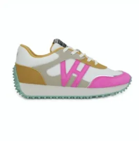 Vintage Havana Cosmic Mustard Neon Pink Sneaker