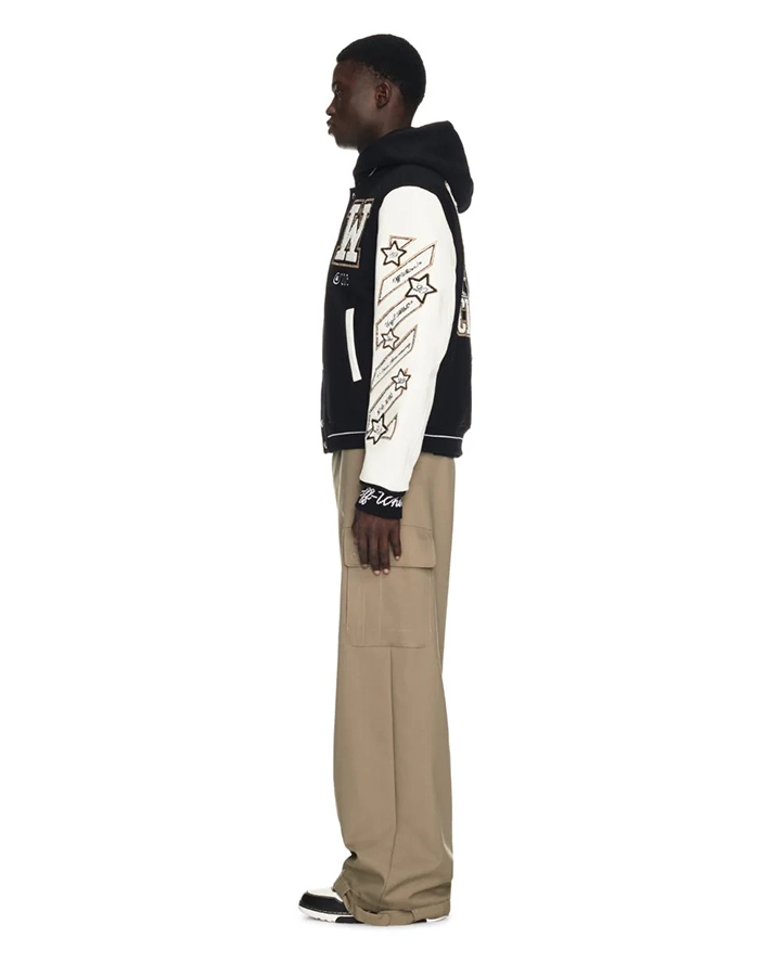 Virgil Abloh Off White Varsity Jacket - William Jacket