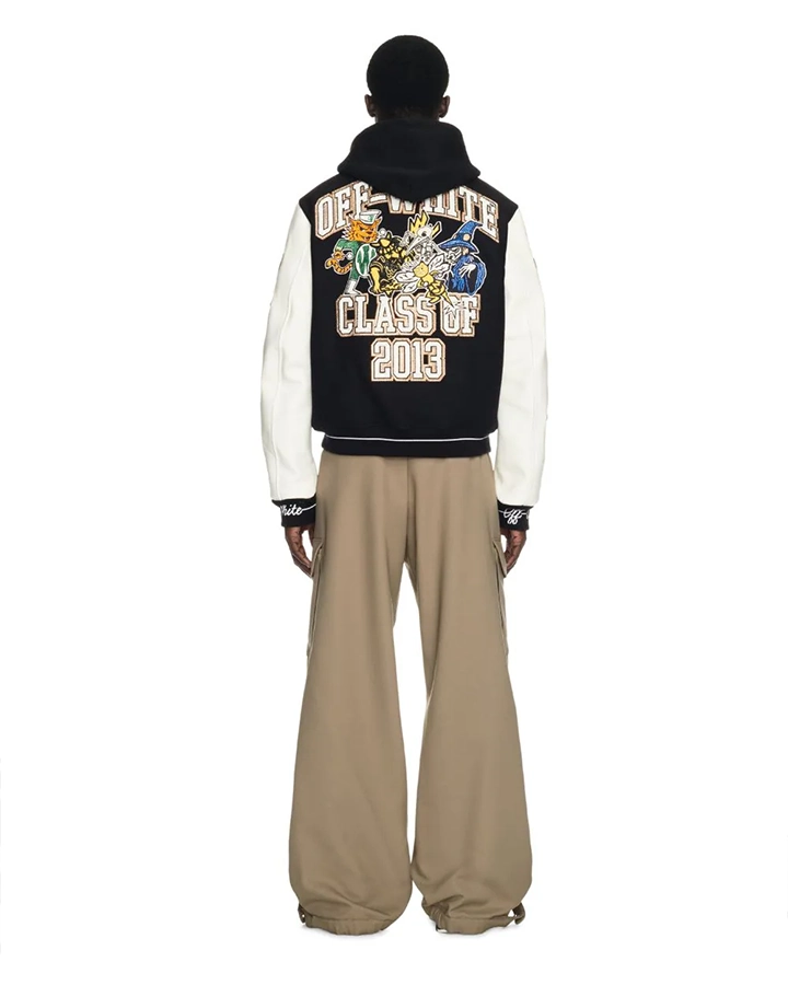 Virgil Abloh Off White Varsity Jacket - William Jacket