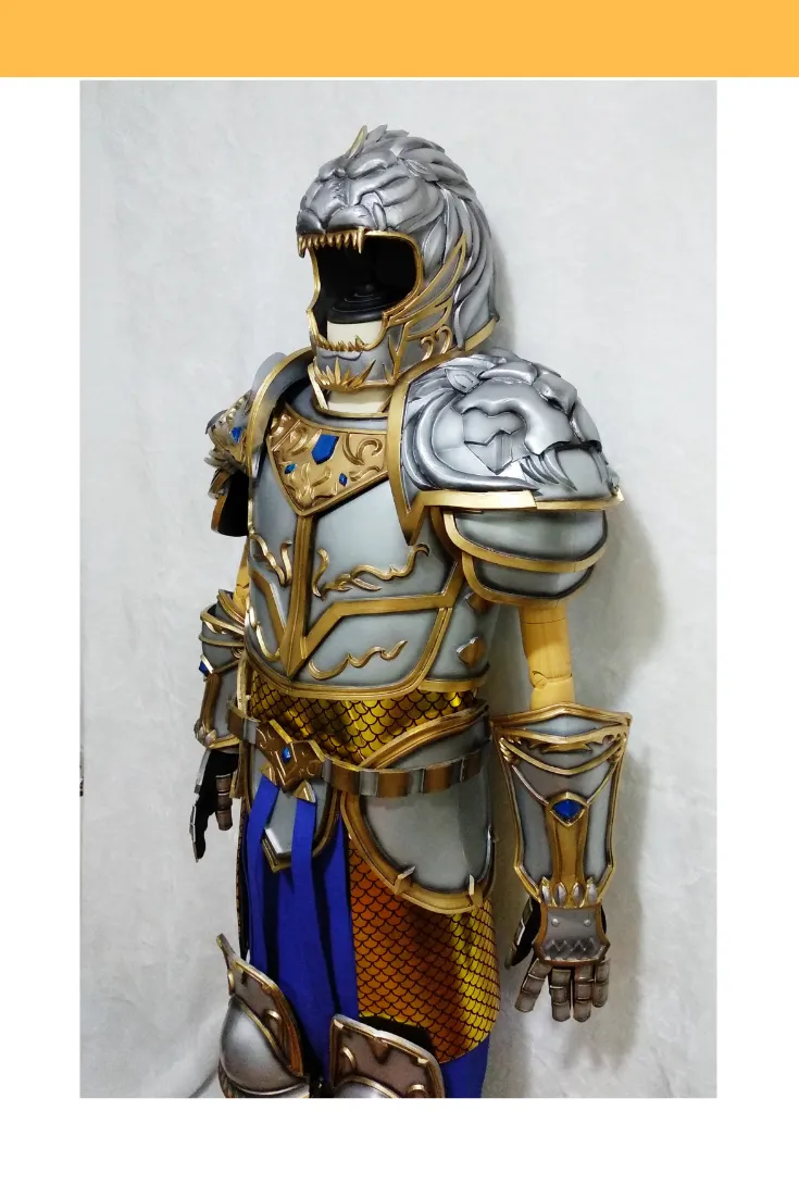 Warcraft Movie Llane Wrynn Custom Armor And Cosplay Costume