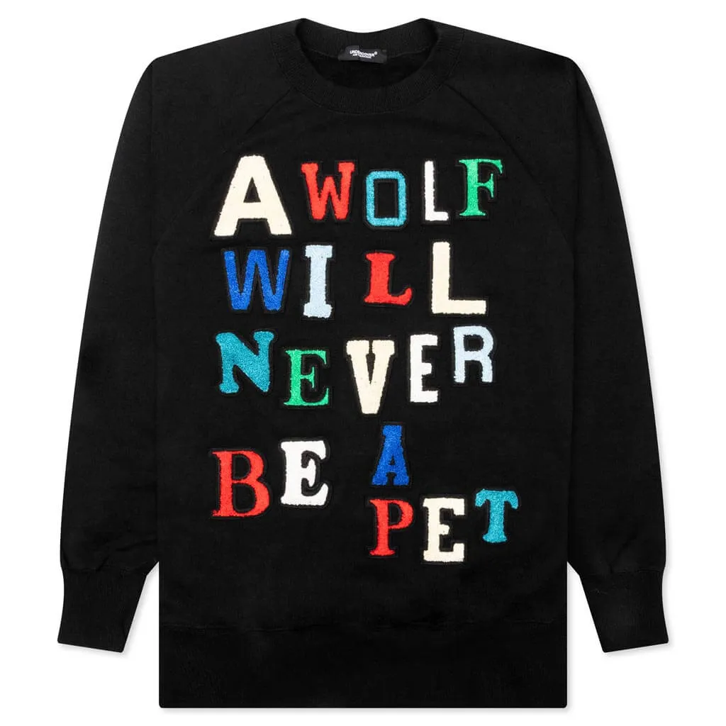 Wolf Sweatshirt - Black