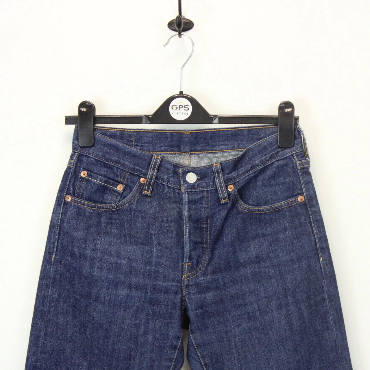 Womens LEVIS 501 Jeans Dark Blue | W28 L30