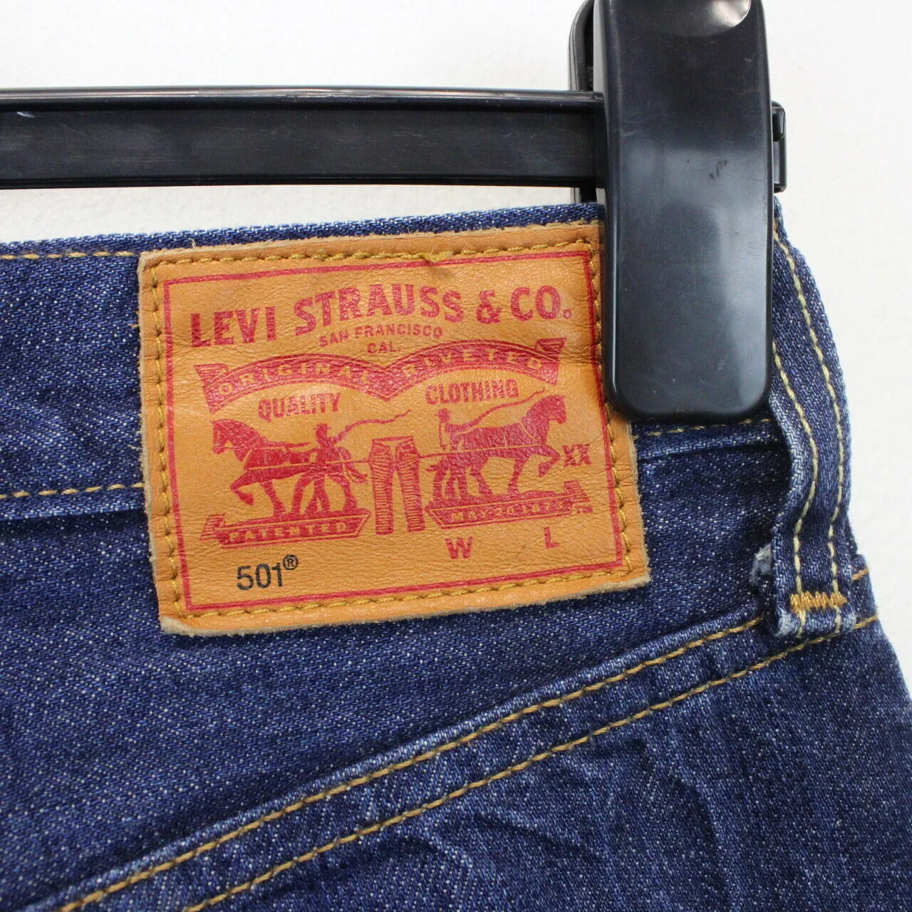 Womens LEVIS 501 Jeans Dark Blue | W28 L30