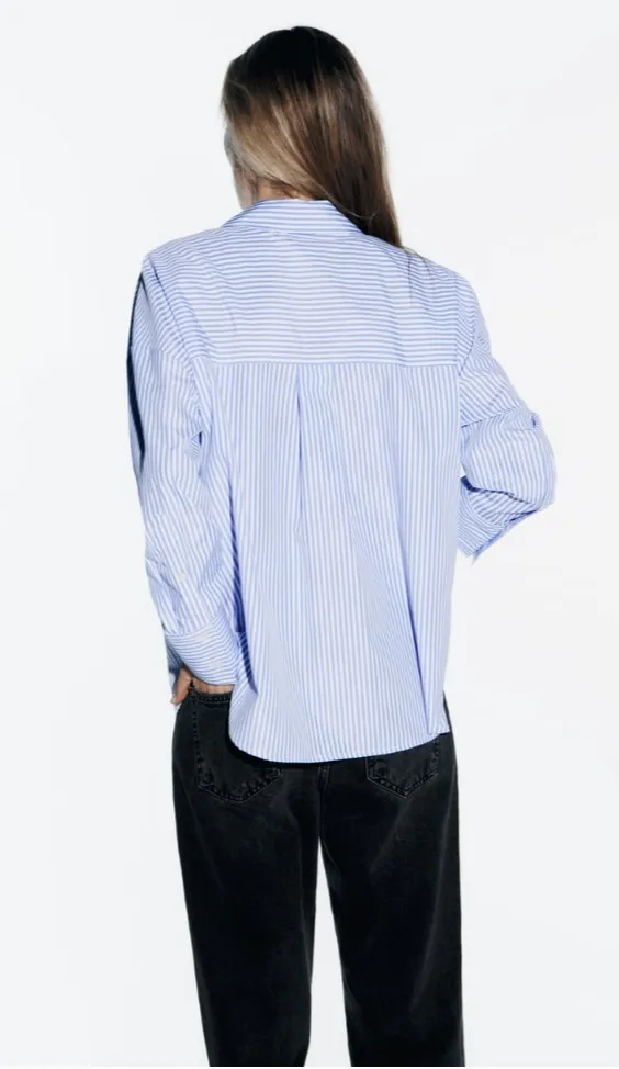 ZARA  |BASIC POPLIN SHIRT