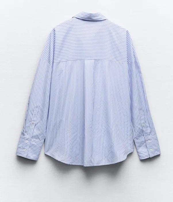 ZARA  |BASIC POPLIN SHIRT