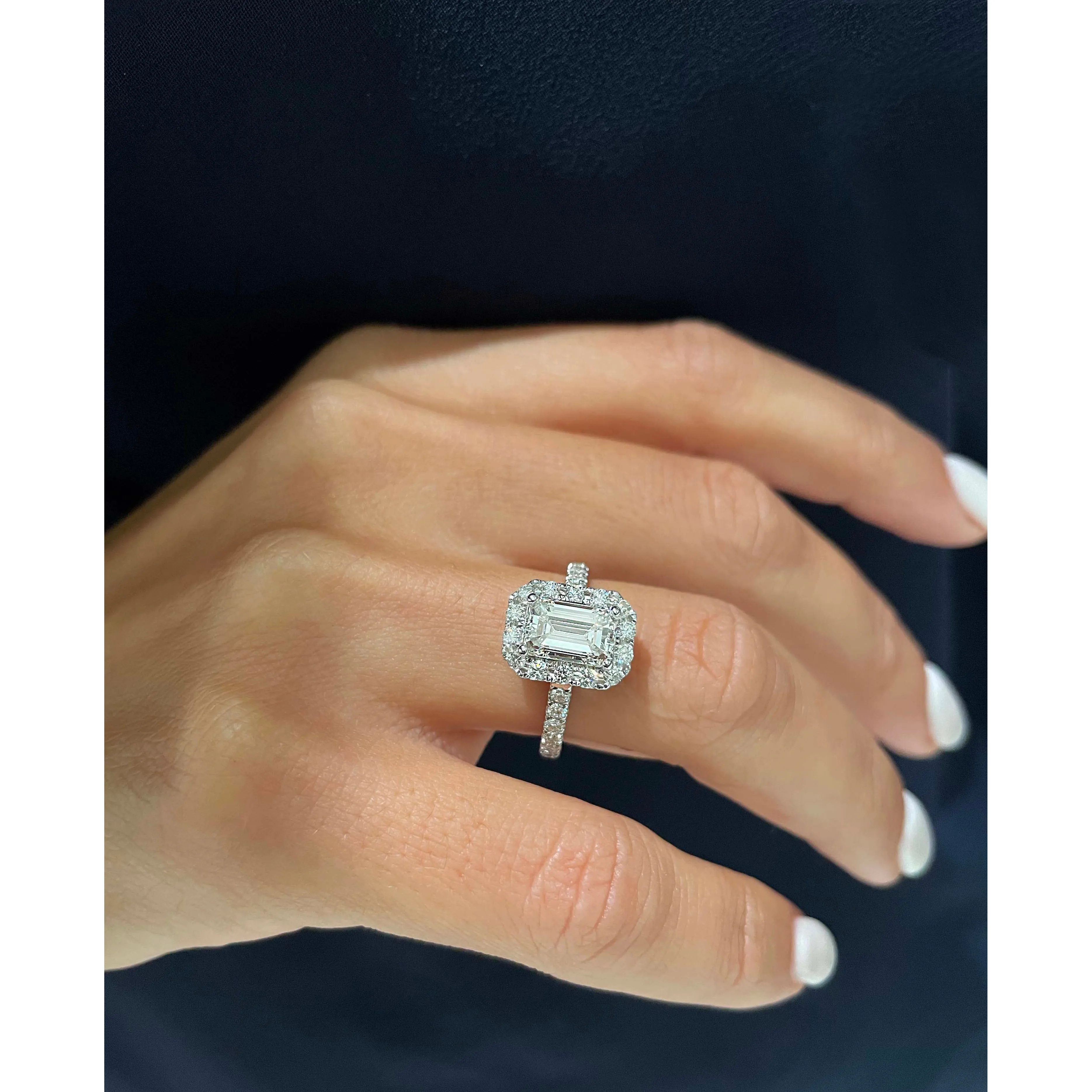 Zoey Diamond Engagement Ring -Platinum